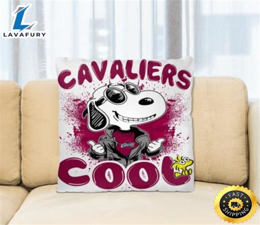 NBA Basketball Cleveland Cavaliers Cool Snoopy Pillow Square Pillow