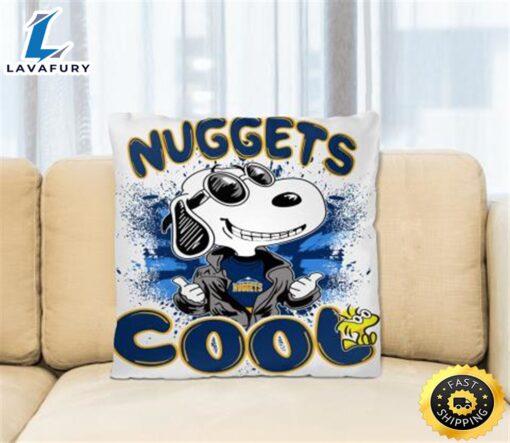 NBA Basketball Denver Nuggets Cool Snoopy Pillow Square Pillow