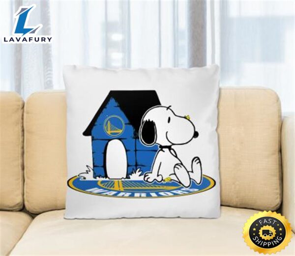 NBA Basketball Golden State Warriors Snoopy The Peanuts Movie Pillow Square Pillow