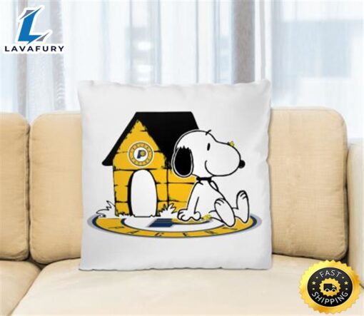 NBA Basketball Indiana Pacers Snoopy The Peanuts Movie Pillow Square Pillow