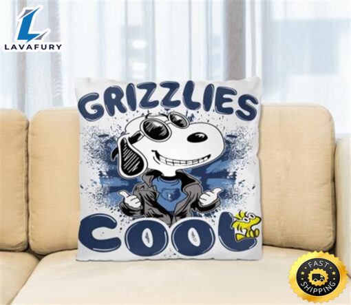 NBA Basketball Memphis Grizzlies Cool Snoopy Pillow Square Pillow