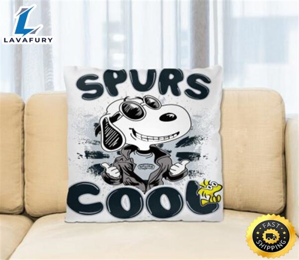 NBA Basketball San Antonio Spurs Cool Snoopy Pillow Square Pillow