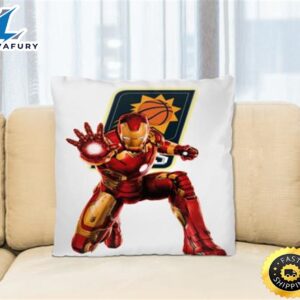 NBA Iron Man Marvel Comics Sports Basketball Phoenix Suns Square Pillow