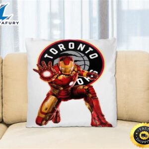 NBA Iron Man Marvel Comics Sports Basketball Toronto Raptors Square Pillow