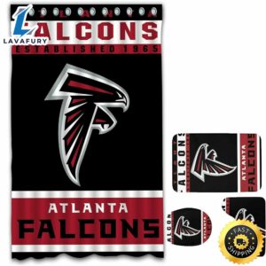 NFL Atlanta Falcons 4pcs Bathroom…