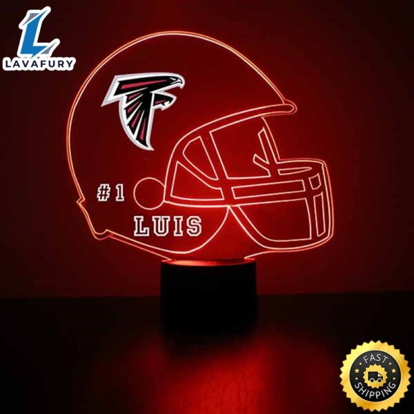 NFL Atlanta Falcons Football Led Sports Fan Lamp