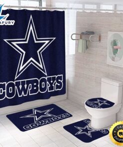 NFL Dallas Cowboys 4pcs Bathroom…