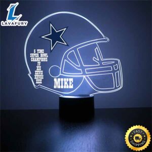 NFL Dallas Cowboys Football Led Sports Fan Lamp