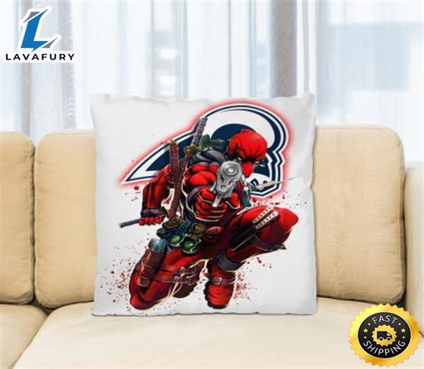 NFL Deadpool Marvel Comics Sports Football Los Angeles Rams Square Pillow
