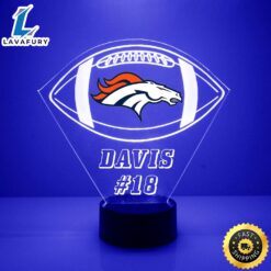 NFL Denver Broncos Football Led…