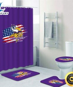 NFL Flag Minnesota Vikings Bath…