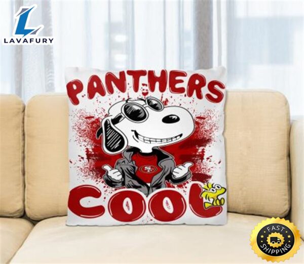 NFL Football San Francisco 49ers Cool Snoopy Pillow Square Pillow