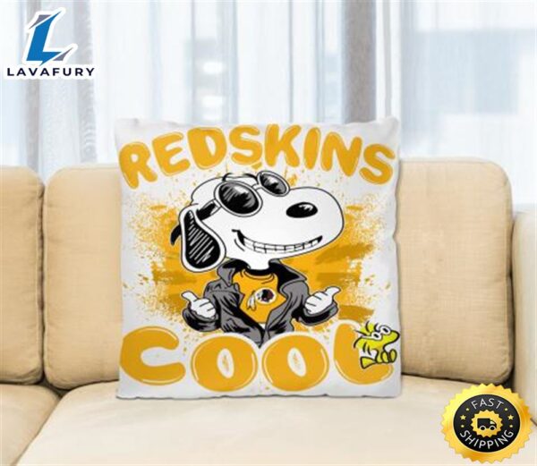 NFL Football Washington Redskins Cool Snoopy Pillow Square Pillow
