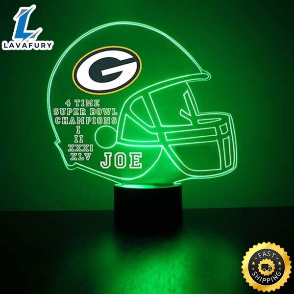 NFL Green Bay Packers Football Led Sports Fan Lamp