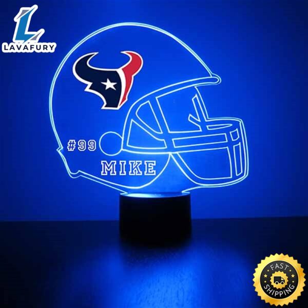 NFL Houston Texans Football Led Sports Fan Lamp_8040