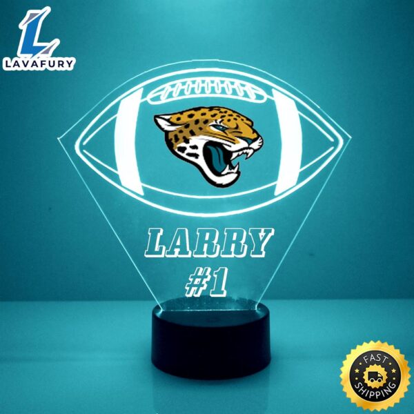 NFL Jacksonville Jaguars Football Led Sports Fan Lamp