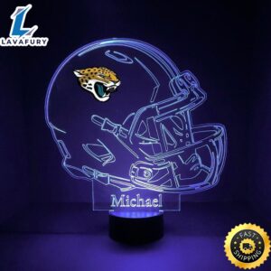 NFL Jacksonville Jaguars Light Up Modern Helmet Nfl Football Led Sports Fan Lamp