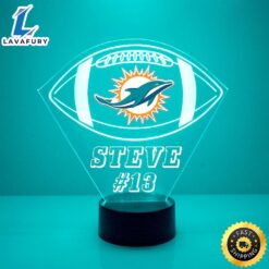 NFL Miami Dolphins Football Led…