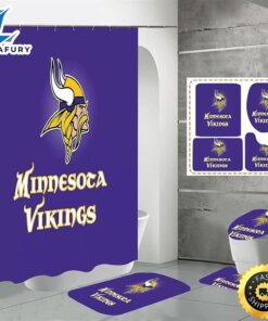 NFL Minnesota Vikings Bathroom Set…