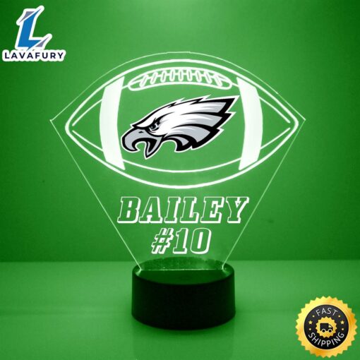 NFL Philadelphia Eagles Football Led Sports Fan Lamp