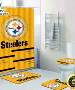 NFL Pittsburgh Steelers 4pcs Shower…