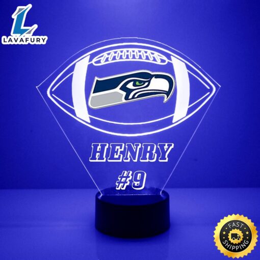 NFL Seattle Seahawks Football Led Sports Fan Lamp