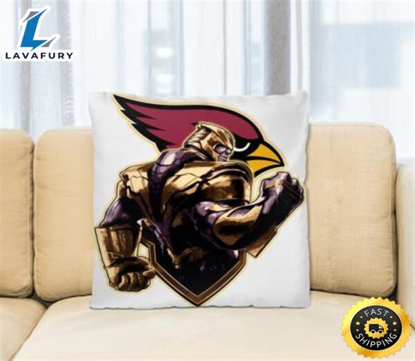 NFL Thanos Avengers Endgame Football Sports Arizona Cardinals Pillow Square Pillow