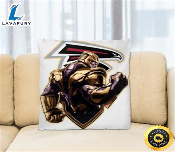 NFL Thanos Avengers Endgame Football Sports Atlanta Falcons Pillow Square Pillow