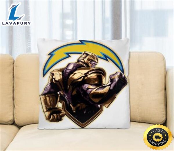 NFL Thanos Avengers Endgame Football Sports Los Angeles Chargers Pillow Square Pillow
