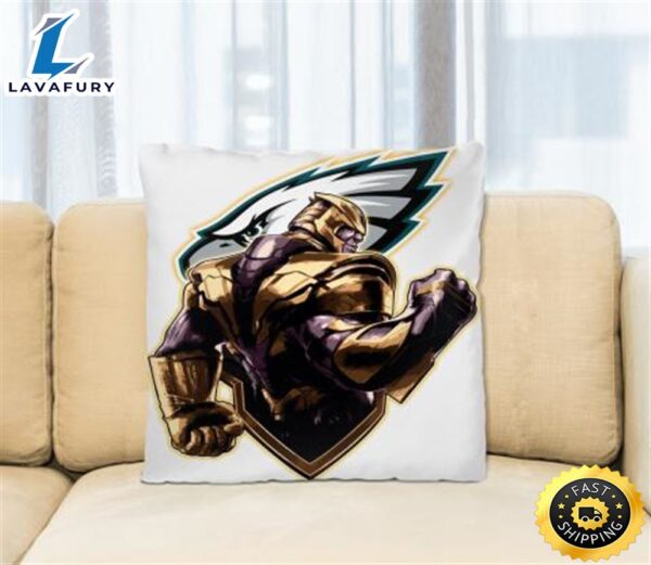 NFL Thanos Avengers Endgame Football Sports Philadelphia Eagles Pillow Square Pillow