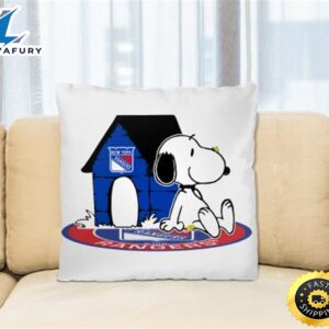 NHL Hockey New York Rangers Snoopy The Peanuts Movie Pillow Square Pillow
