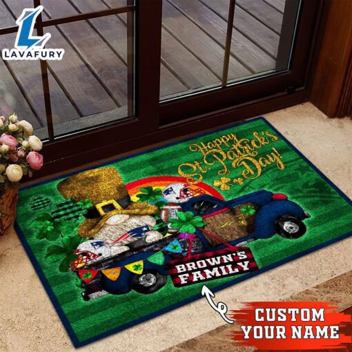 New England Patriots NFL-Custom Doormat For The Celebration Of Saint Patrick’s Day