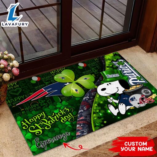 New England Patriots NFL-Custom Doormat The Celebration Of The Saint Patrick’s Day