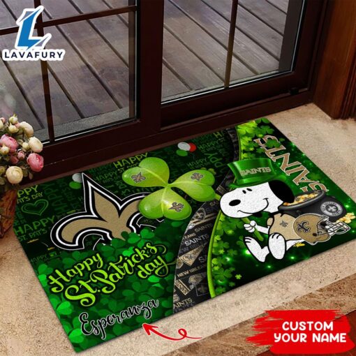 New Orleans Saints NFL-Custom Doormat The Celebration Of The Saint Patrick’s Day