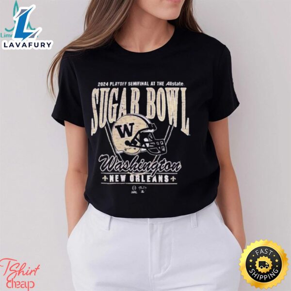 New Orleans, Washington Huskies 2024 Cfp Sugar Bowl Shirt