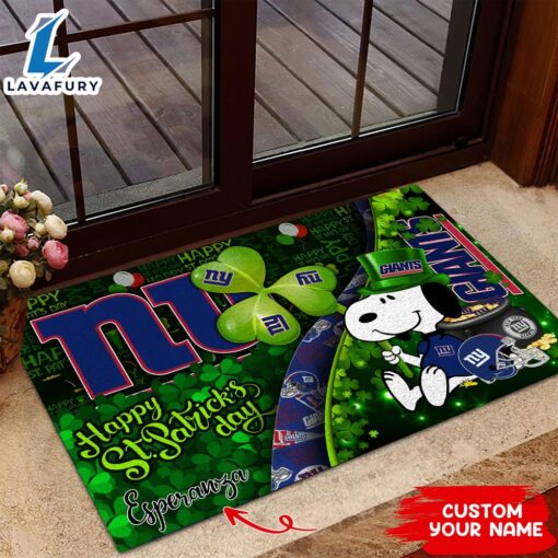 New York Giants NFL-Custom Doormat The Celebration Of The Saint Patrick’s Day