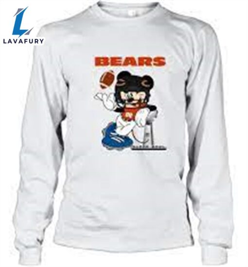 Nfl Chicago Bears Mickey Mouse Disney Super Bowl Football T Shirt