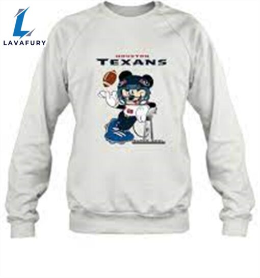 Nfl Houston Texans Mickey Mouse Disney Super Bowl Football T Shirt