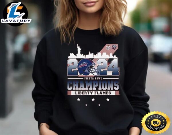 Official Liberty Flames 2024 Fiesta Bowl Champions Unisex T-Shirt
