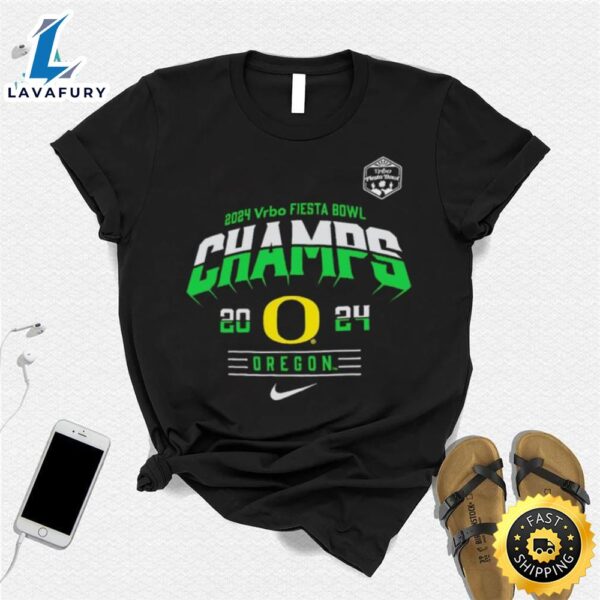 Oregon Ducks 2024 Vrbo Fiesta Bowl Champions Shirt