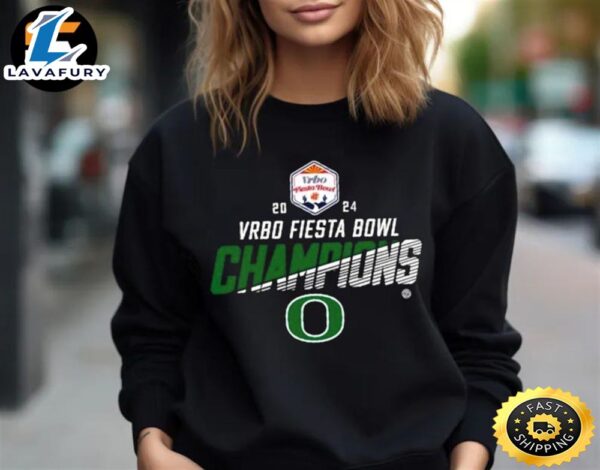 Oregon Ducks 2024 Vrbo Fiesta Bowl Champions Unisex T-Shirt