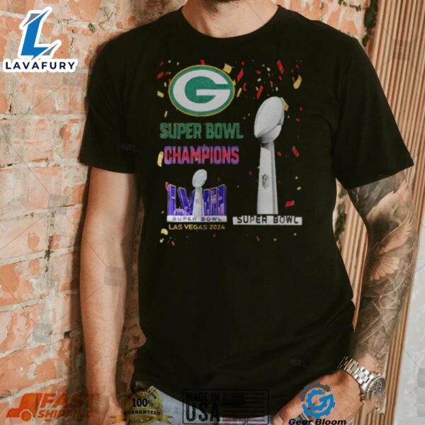 Packers Super Bowl Champions Lviii Las Vegas 2024 Shirt