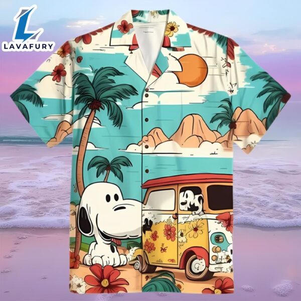 Peanuts Character Snoopy All Over Print Hawaiian Shirt