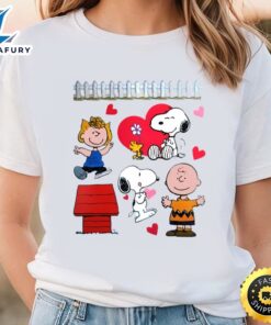 Peanuts Character Valentine Shirt