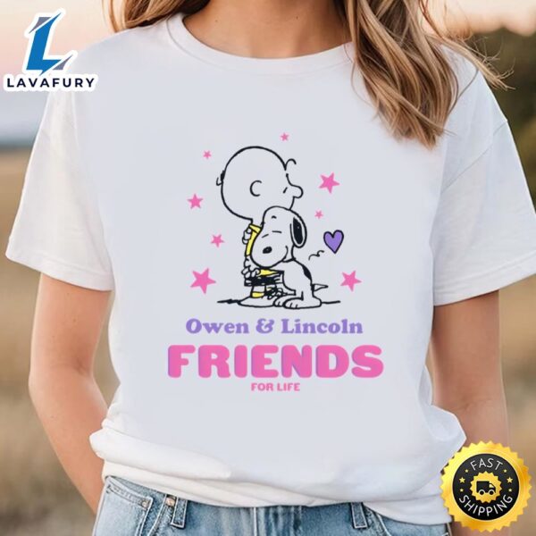 Peanuts Friends For Life Valentine T-shirt