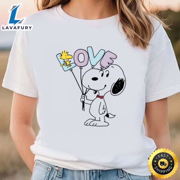Peanuts Snoopy And Woodstock Valentine Shirt