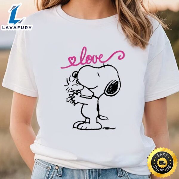 Peanuts Snoopy Be My Valentine Heart Shirt