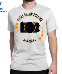 Pennsylvania Total Solar Eclipse Path 2024 Eclipse Souvenir T Shirt Classic T-Shirt