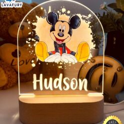 Personalised Mickey Mouse Night Light…