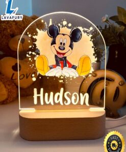 Personalised Mickey Mouse Night Light…